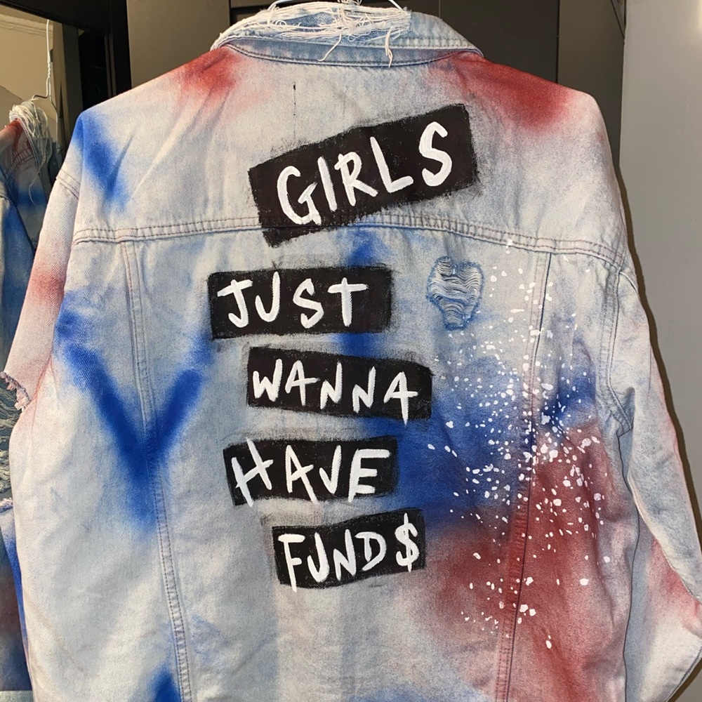 Unique denim jacket